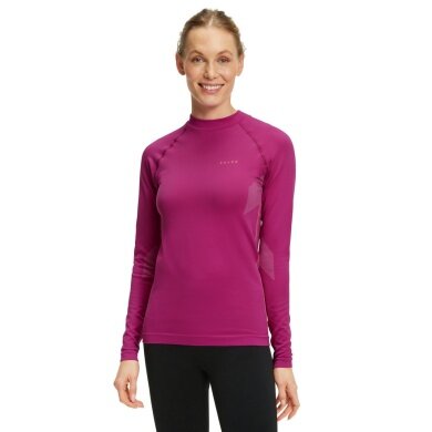 Falke Funktionsunterwäsche Langarmshirt Maximum Warm (perfekte Feuchtigkeits- und Temperaturregulierung) violett Damen