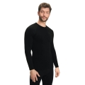 Falke Funktionsunterwäsche Langarmshirt Maximum Warm (isolierend und warm) schwarz Herren