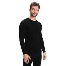 Falke Funktionsunterwäsche Langarmshirt Maximum Warm (isolierend und warm) schwarz Herren