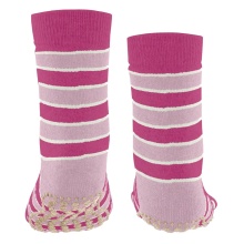 Falke Hausschuhe Simple Stripes (Baumwolle-Mischung) pink Kinder