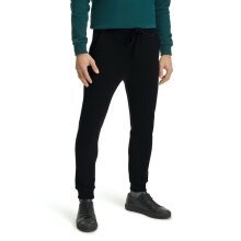 Falke Jogginghose (Baumwolle) - moderner Look, komfortabel - schwarz Herren