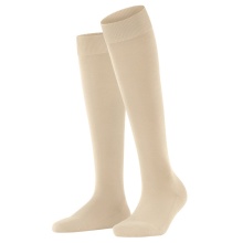 Falke Kniestrümpfe ClimaWool (feuchtigkeitsregulierend, Merinowolle) beige Damen - 1 Paar