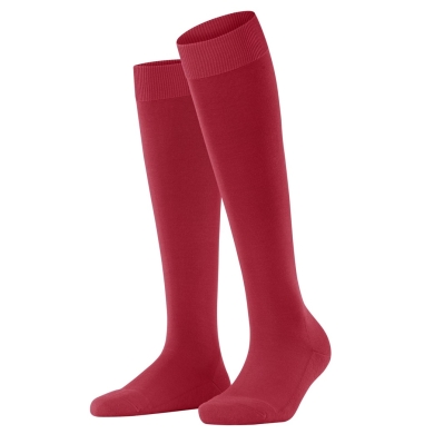 Falke Kniestrümpfe ClimaWool (feuchtigkeitsregulierend, Merinowolle) rot Damen - 1 Paar