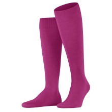 Falke Kniestrümpfe ClimaWool (feuchtigkeitsregulierend, Merinowolle) berrypink Herren - 1 Paar