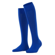 Falke Kniestrümpfe Cotton Touch (nachhaltige Baumwolle) royalblau Damen - 1 Paar