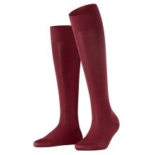 Falke Kniestrümpfe Cotton Touch (nachhaltige Baumwolle) weinrot Damen - 1 Paar