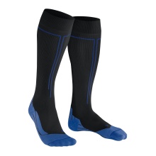 Falke Kompressionssocke Energizing Kniestrümpfe (perfekte temperatur und feuchtigkeitstransport) schwarz/blau Herren