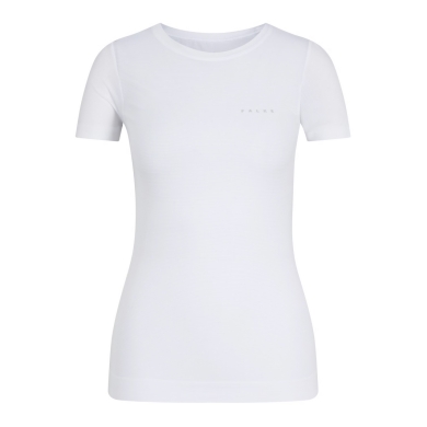 Falke Funktionsunterwäsche Kurzarmshirt Ultralight Cool (Feuchtigkeits- und Temperaturregulierung) weiss Damen