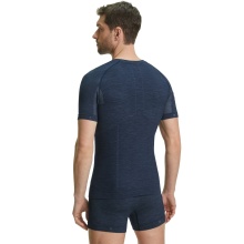 Falke Kurzarmshirt Wool-Tech Light (optimale Passform) Unterwäsche spaceblau Herren