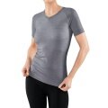 Falke Funktionsunterwäsche Kurzarmshirt Wool Tech Light (feinste Merinowolle) grau Damen