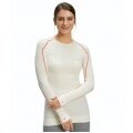 Falke Langarmshirt Wool Tech (Merinowolle) Unterwäsche weiss Damen