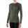 Falke Langarmshirt Wool Tech (Merinowolle) Unterwäsche olivegrün Damen