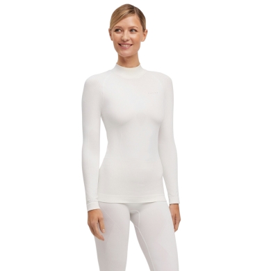 Falke Funktionsunterwäsche Langarmshirt Warm mit kragen 2024 (maximale Bewegungsfreiheit) weiss Damen