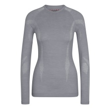 Falke Funktionsunterwäsche Langarmshirt Wool-Tech (hervorragendes Feuchtigkeitsmanagement) grau Damen