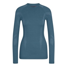 Falke Funktionsunterwäsche Langarmshirt Wool-Tech (hervorragendes Feuchtigkeitsmanagement) dunkelblau Damen