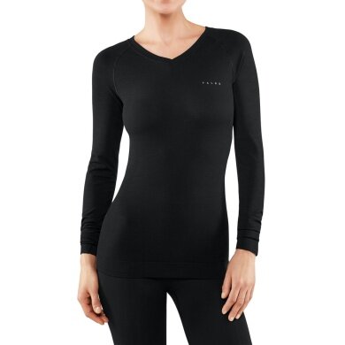 Falke Langarmshirt Wool Tech Light (perfekte Passform für maximale Bewegungsfreiheit) Unterwäsche schwarz Damen