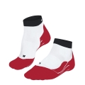 Falke Laufsocke RU4 Endurance Short (mittelstarke Polsterung) weiss/neonrot Herren - 1 Paar