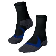 Falke Laufsocke RU4 Cool (mittelstarke Polsterung+Kühlung) schwarz/grau/blau Herren - 1 Paar