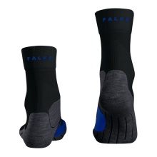 Falke Laufsocke RU4 Cool (mittelstarke Polsterung+Kühlung) schwarz/grau/blau Herren - 1 Paar