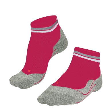 Falke Laufsocke RU4 Endurance Reflect Short (mittelstarke Polsterung) rosa Damen - 1 Paar