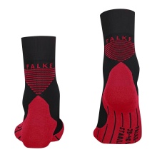 Falke Laufsocke Stabilizing Cool (mittelstarke Polsterung) schwarz/rot Damen