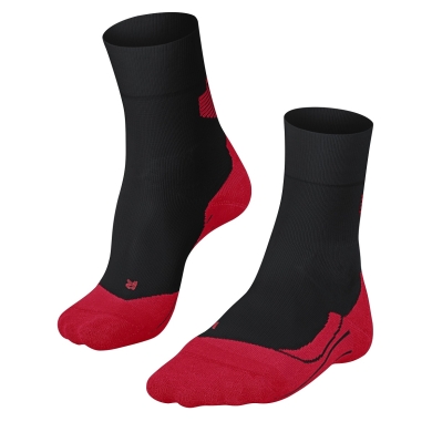 Falke Laufsocke Stabilizing Cool (mittelstarke Polsterung) schwarz/rot Damen