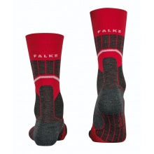 Falke Skisocke SC1 (perfekt für Langlaufschuhe) rot/schwarz Herren - 1 Paar