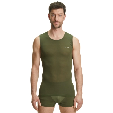 Falke Funktionsunterwäsche Singlet Ultralight Cool (Enge Passform und maximale Bewegungsfreiheit) herbgrün Herren