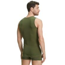 Falke Funktionsunterwäsche Singlet Ultralight Cool (Enge Passform und maximale Bewegungsfreiheit) herbgrün Herren