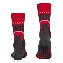 Falke Skisocke SC1 (ultraleichte Polsterung) rot/dunkelgrau Damen - 1 Paar