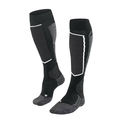 Falke Skisocke SK2 Intermediate Vegan Skiing Kniestrümpfe (optimale Passform) schwarz Herren - 1 Paar