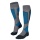 Falke Skisocke SK4 Advanced (optimale Passform) grau/blau Herren - 1 Paar