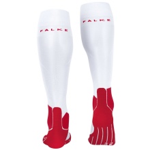 Falke Skisocke SK5 (für Wettkämpfer, ultraleichte Polsterung) weiss/rot Herren - 1 Paar