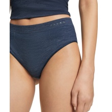 Falke Unterwäsche Slip Panties Wool-Tech Light (optimale Passform) spaceblau Damen