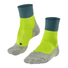 Falke Trekkingsocke TK2 Explore Short Cool grau/lime Herren - 1 Paar