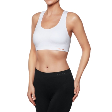 Falke Funktionsunterwäsche Sport-Bra Madison Low Support (Seamless-Technologie) weiss Damen