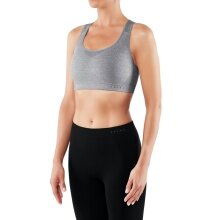 Falke Funktionsunterwäsche Sport-Bra Madison Low Support (hochelastisch) hellgrau Damen