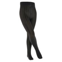 Falke Strumpfhose Classic Rib (Rippstruktur, nachhaltige Baumwolle) schwarz Kinder