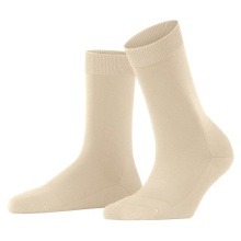 Falke Tagessocke ClimaWool (Merinowolle, feuchtigkeitsregulierend) cremeweiss Damen - 1 Paar