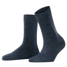 Falke Tagessocke ClimaWool (Merinowolle, feuchtigkeitsregulierend) navyblau Damen - 1 Paar