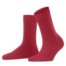 Falke Tagessocke ClimaWool (Merinowolle, feuchtigkeitsregulierend) rot Damen - 1 Paar