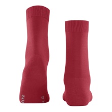 Falke Tagessocke ClimaWool (Merinowolle, feuchtigkeitsregulierend) rot Damen - 1 Paar