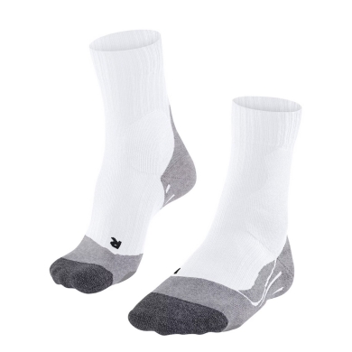 Falke Tennissocke PL2 (mittlerer Polsterung) weiss/grau Herren - 1 Paar