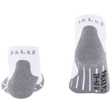 Falke Tennissocke PL2 Short (feuchtigkeitsableitende, optimale Passform) weiss/grau Damen - 1 Paar