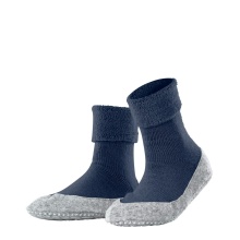 Falke Hausschuhe Cosyshoe (weiche Merinowolle) blau Damen