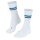 Falke Tennissocke TE4 Classic (mit Stabilisierungsfunktion, leichter Dämpfung) weiss/blau Damen - 1 Paar