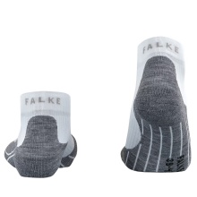 Falke Tennissocke TE4 Short (mit Stabilisierungsfunktion, leichter Dämpfung) weiss/grau Damen - 1 Paar