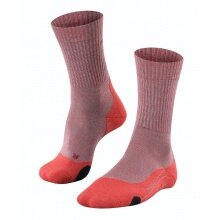 Falke Trekkingsocke TK2 Wool (leicht gepolstert, für lange Wanderungen) chilirot Herren - 1 Paar