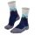 Falke Trekkingsocke Crew TK2 Explore (Merinowoll-Mix) dunkelblau Damen - 1 Paar