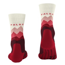 Falke Trekkingsocke Crew TK2 Explore (Merinowoll-Mix) merlotrot Damen - 1 Paar